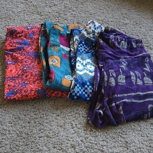 Colorful Patterned Leggings Set